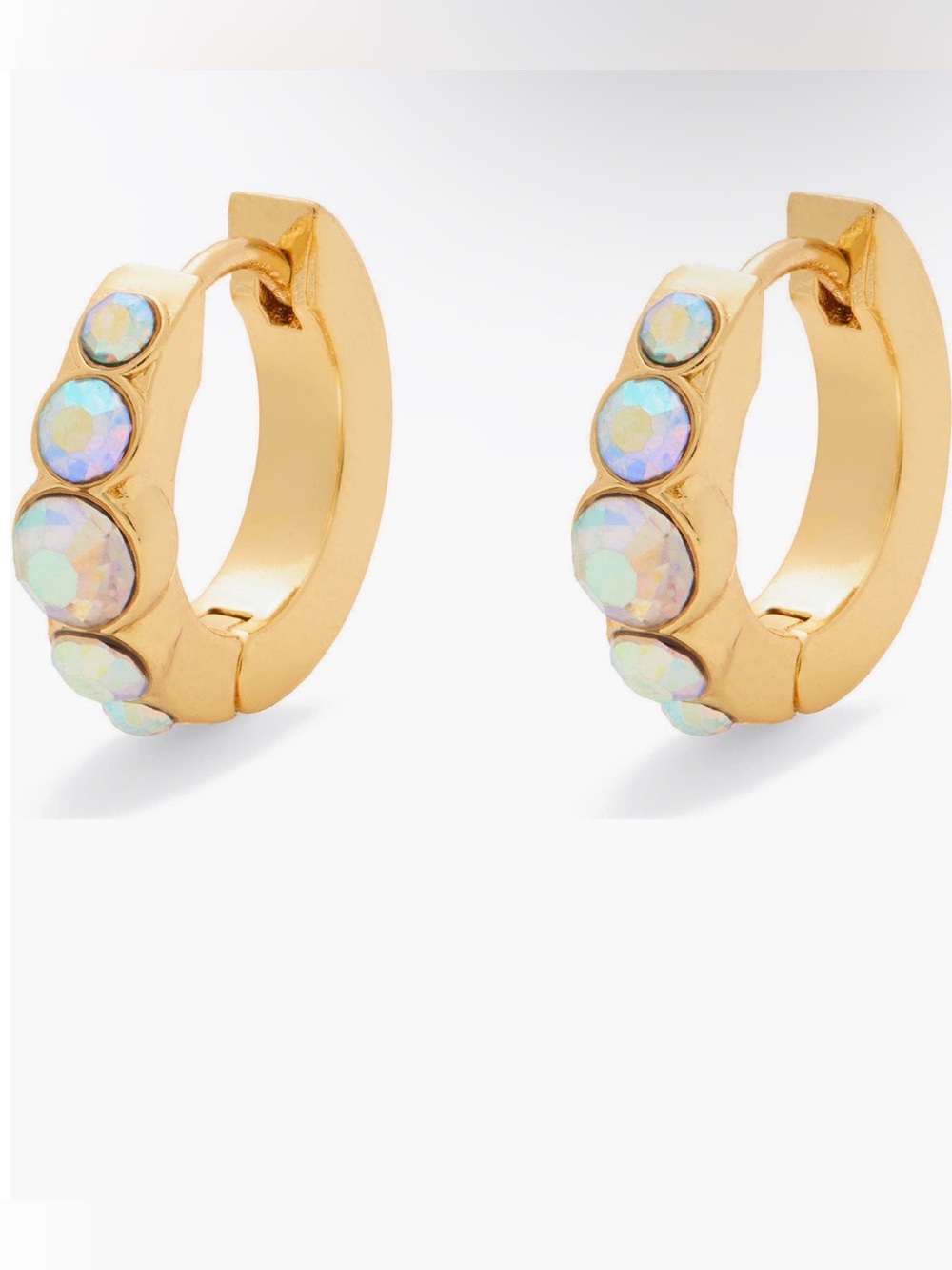 Kurt Geiger Stone Huggie Hoop Earrings - Sold Out Item
